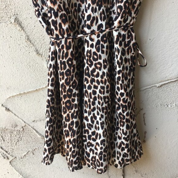Reformation Leopard Print Oyster Dress Size S - Picture 13 of 15